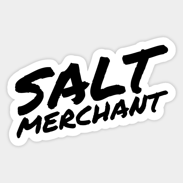 Salt Merchant Marker Logo - Black Sticker by Salt Merchants